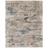 Feizy Sonora 39UBF Modern Abstract, Taupe/Ivory/Blue, Rug
