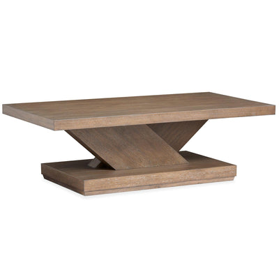 Magnussen Home Lansbury Antique Wheat Rectangular Cocktail Table With Casters