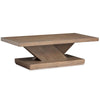 Magnussen Home Lansbury Antique Wheat Rectangular Cocktail Table With Casters