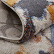 Feizy Gilmore 39MPF Modern Watercolor in Blue/Orange/Gray