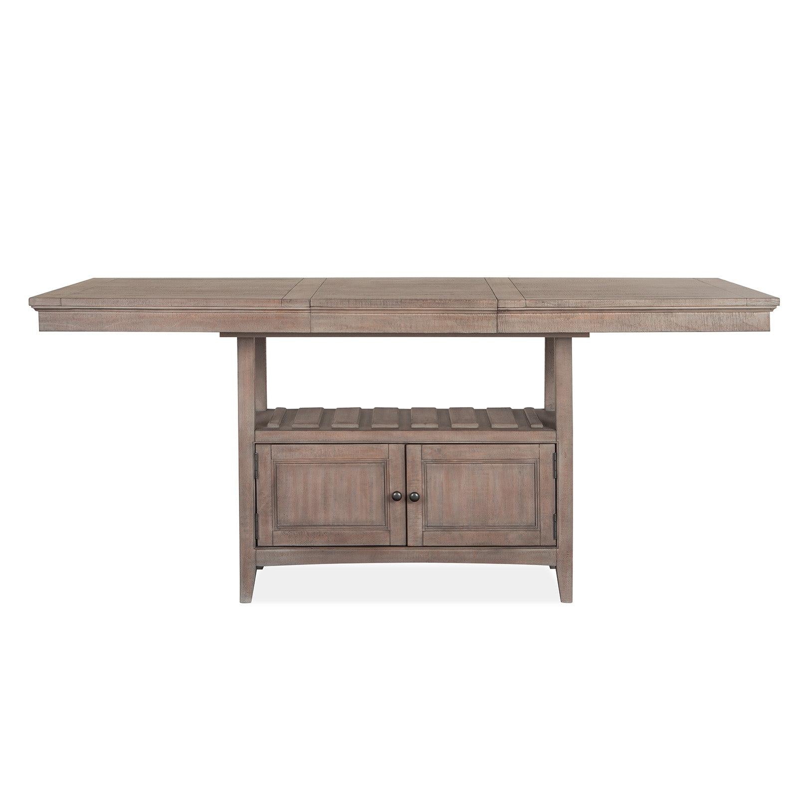 Magnussen Home Paxton Place Dovetail Grey Extendable Counter Height Dining Table