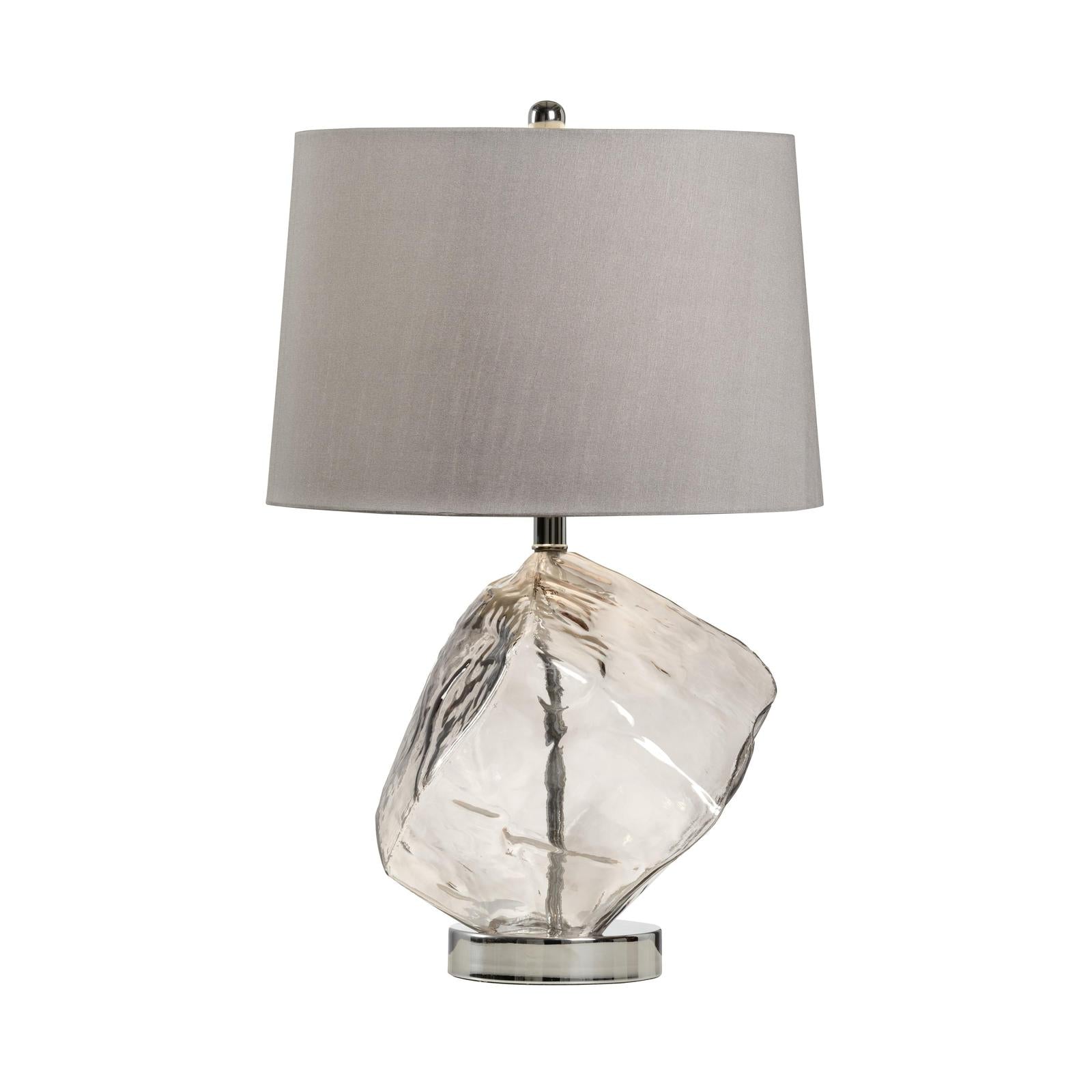 Wildwood Ice Smoked Glass Lamp