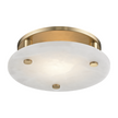 Hudson Valley Lighting Croton 1 Light 12.25 inch Aged Brass Flush Mount Ceiling Light