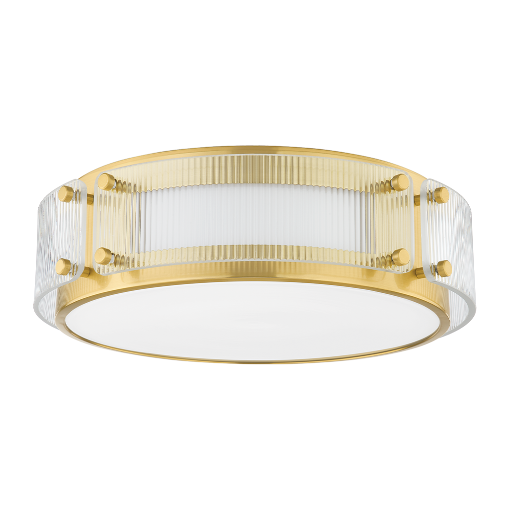 Hudson Valley Lighting Clifford 1 Light 14 inch Flush Mount Ceiling Light