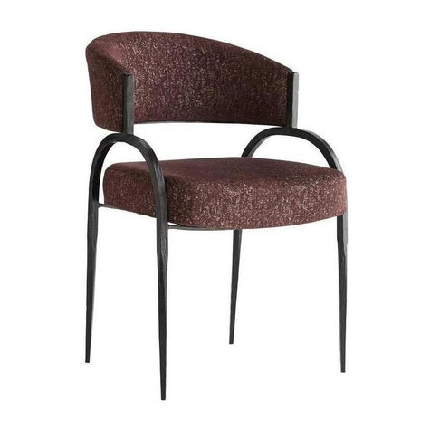 Arteriors Bahati Bordeaux Chenille Chair
