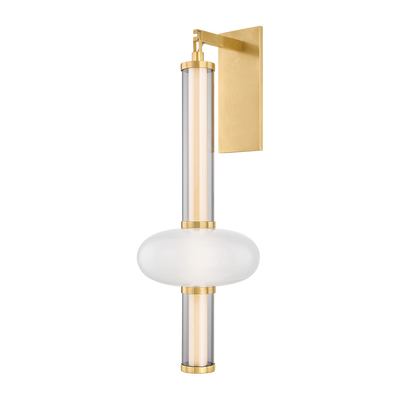 Corbett Corbin 1 Light Vintage Brass Wall Sconce Wall Light