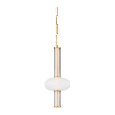 Corbett Corbin 1 Light Vintage Brass Pendant Ceiling Light