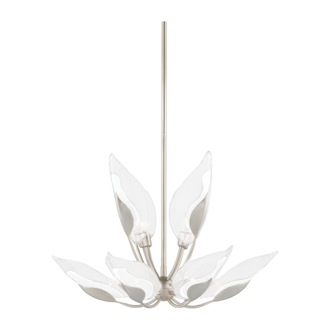 Hudson Valley Lighting Blossom 10 Light 29 inch Chandelier Ceiling Light