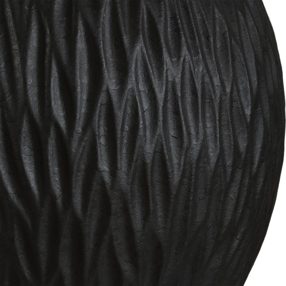 Uttermost Levee Satin Black Table Lamp
