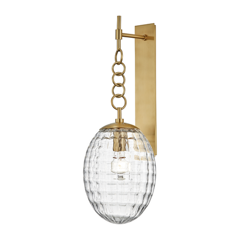 Hudson Valley Lighting Venice 1 Light 8.5 inch Wall Sconce Wall Light