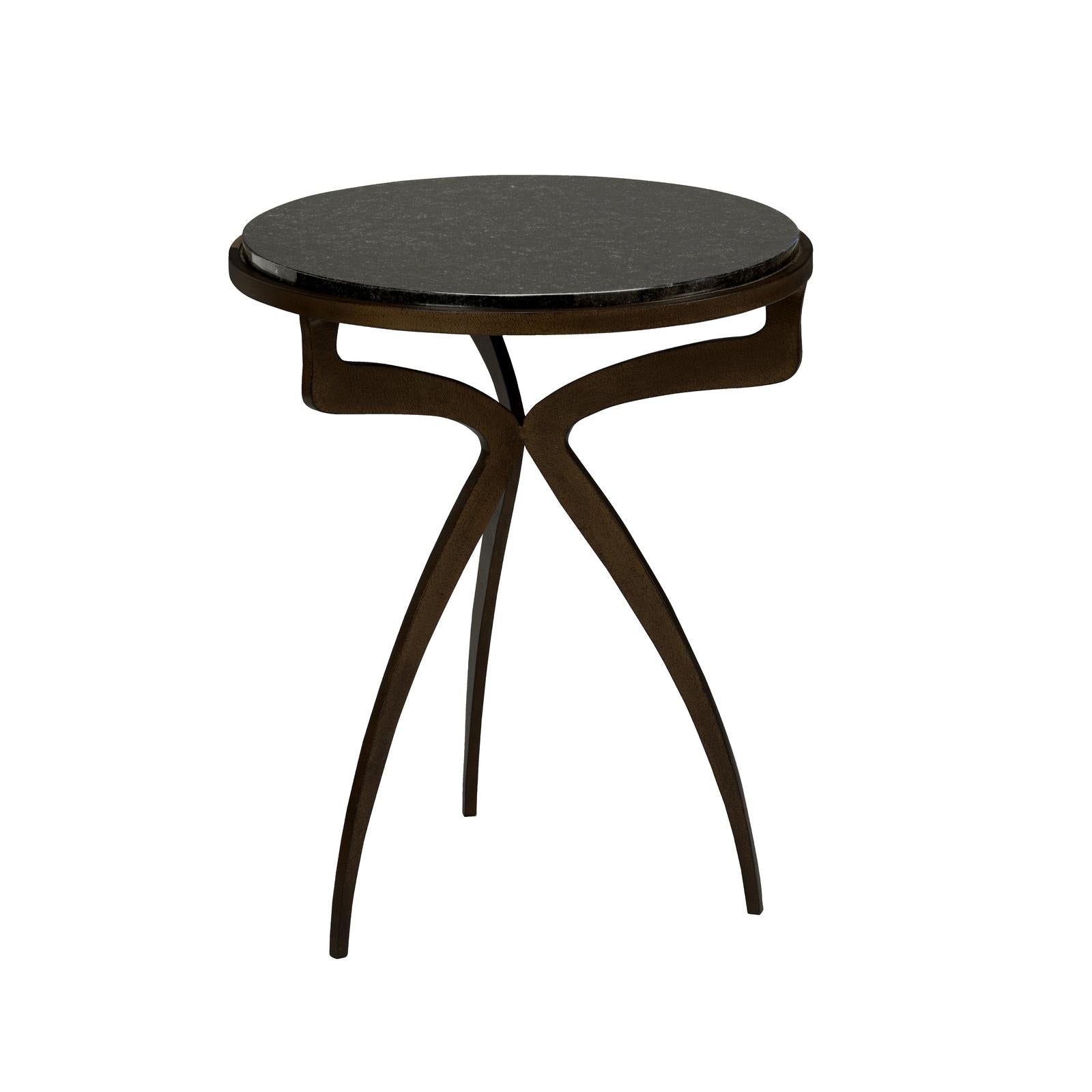 Wildwood Drake Black Side Table