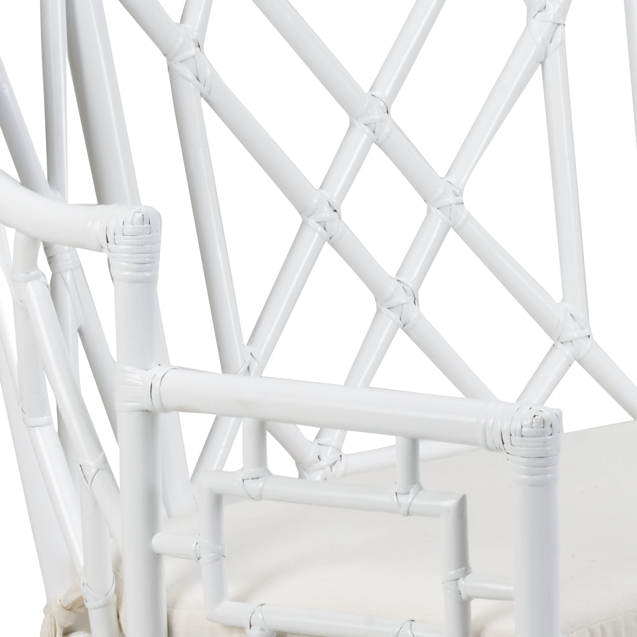 Wildwood Wild Palm White Settee