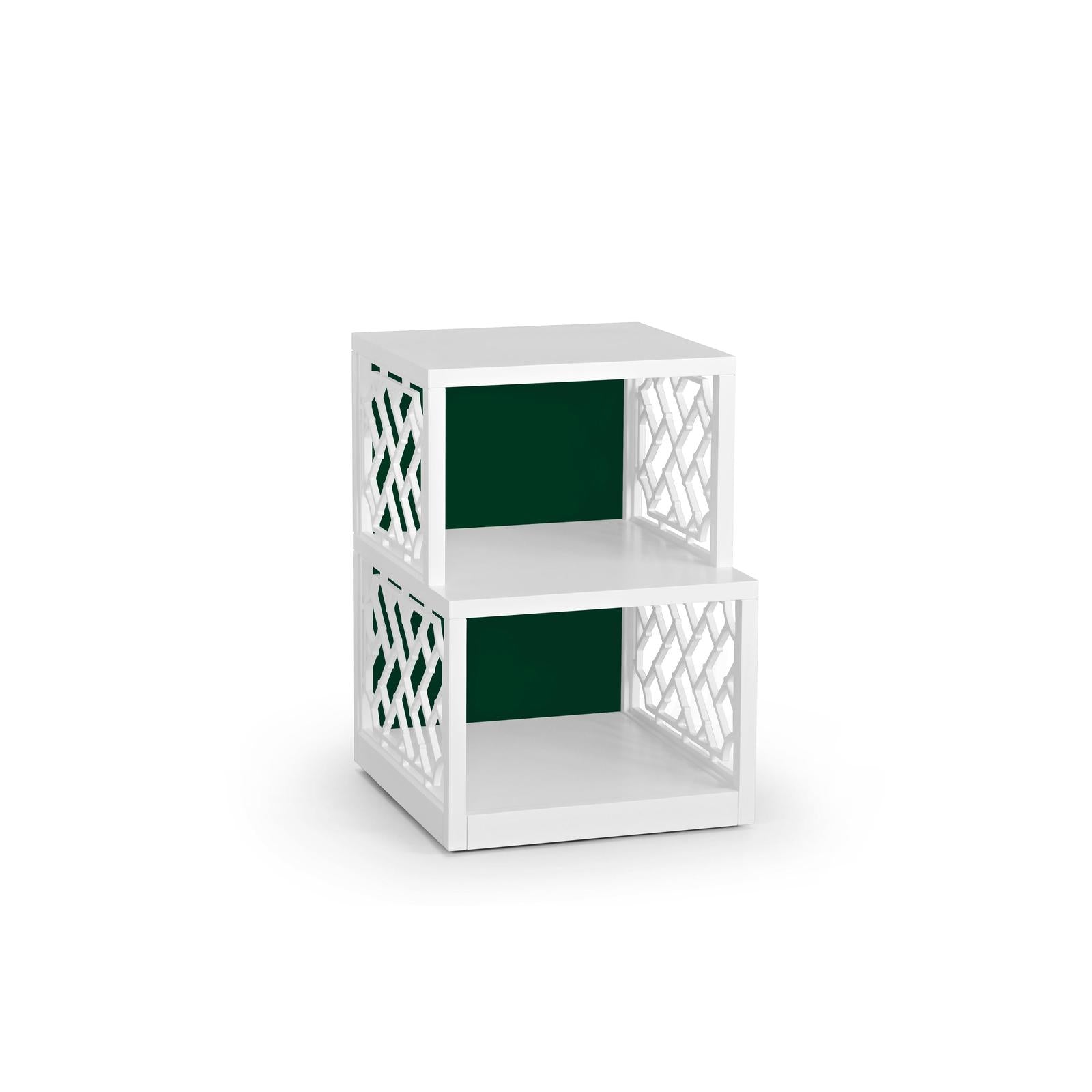 Wildwood Chip Green Side Shelf