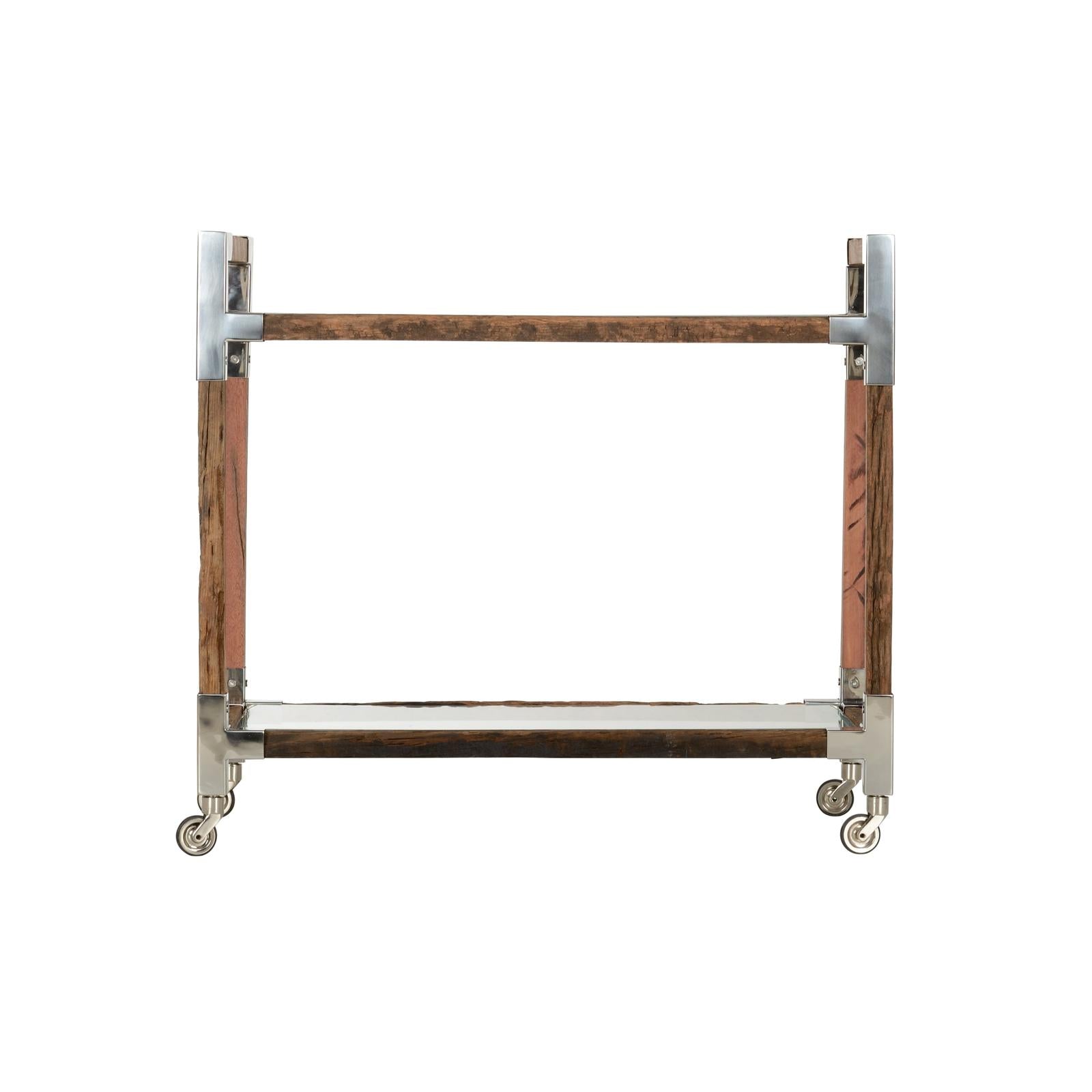 Wildwood Rustic Glam Bar Cart