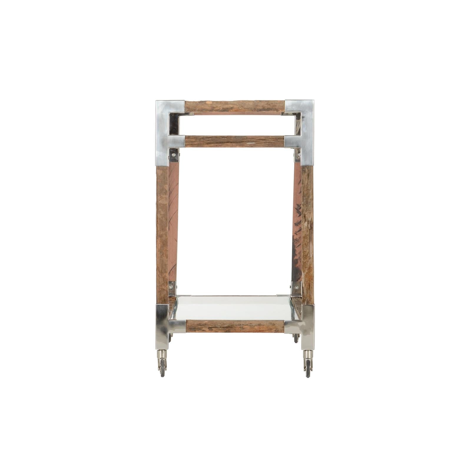 Wildwood Rustic Glam Bar Cart