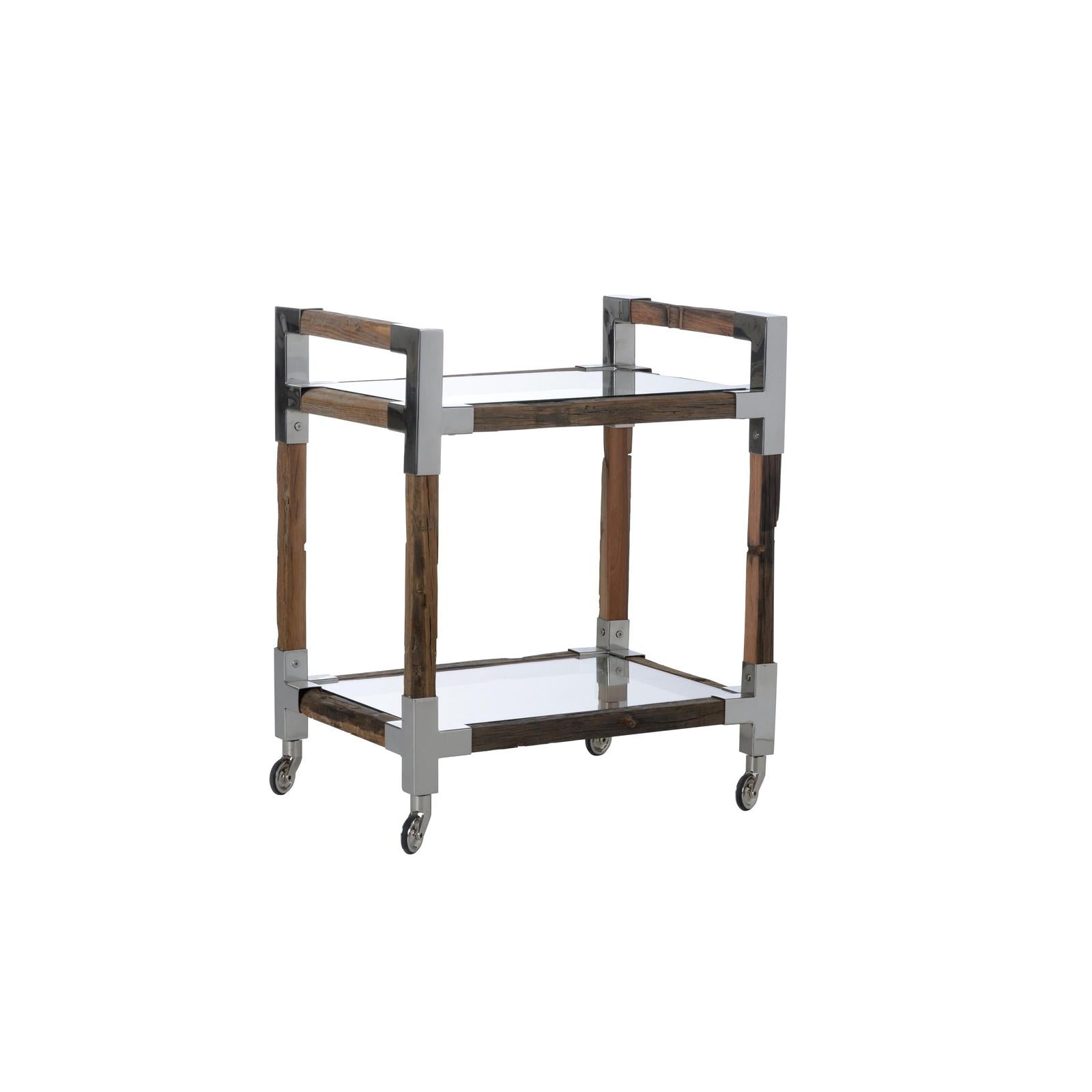 Wildwood Rustic Glam Bar Cart