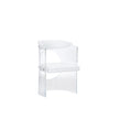 Wildwood Baran White Barrel Back Chair