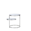 Wildwood Nickel Shelfie Side Table