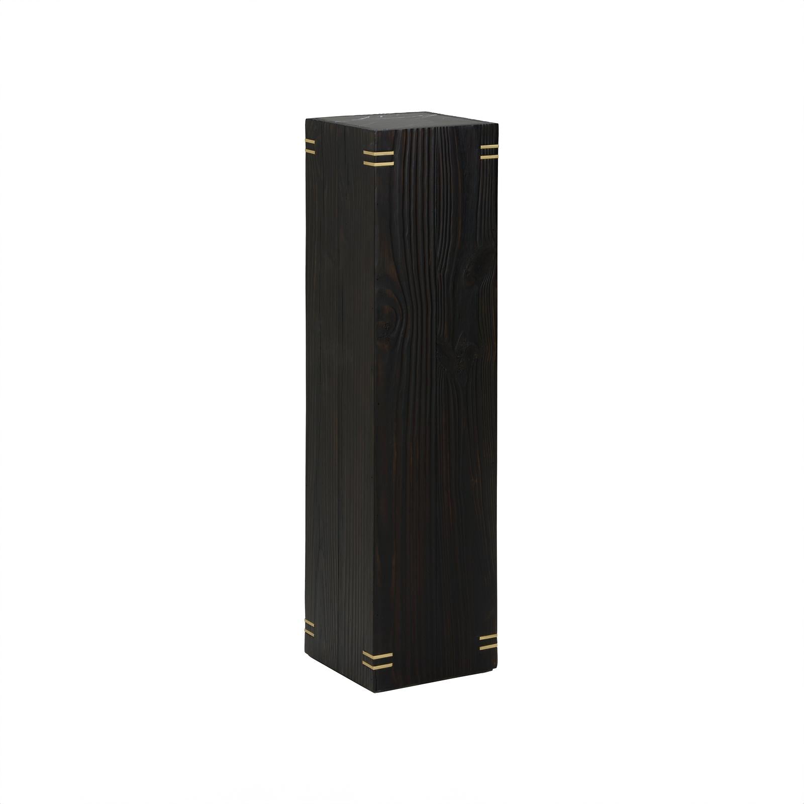Wildwood Shou Sugi Ban Pedestal