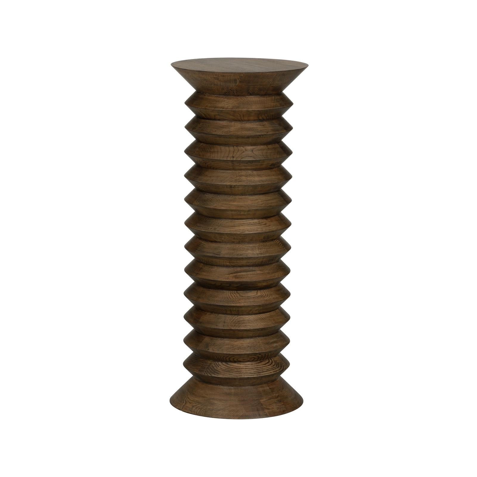 Wildwood Stax Oak Veneer Pedestal