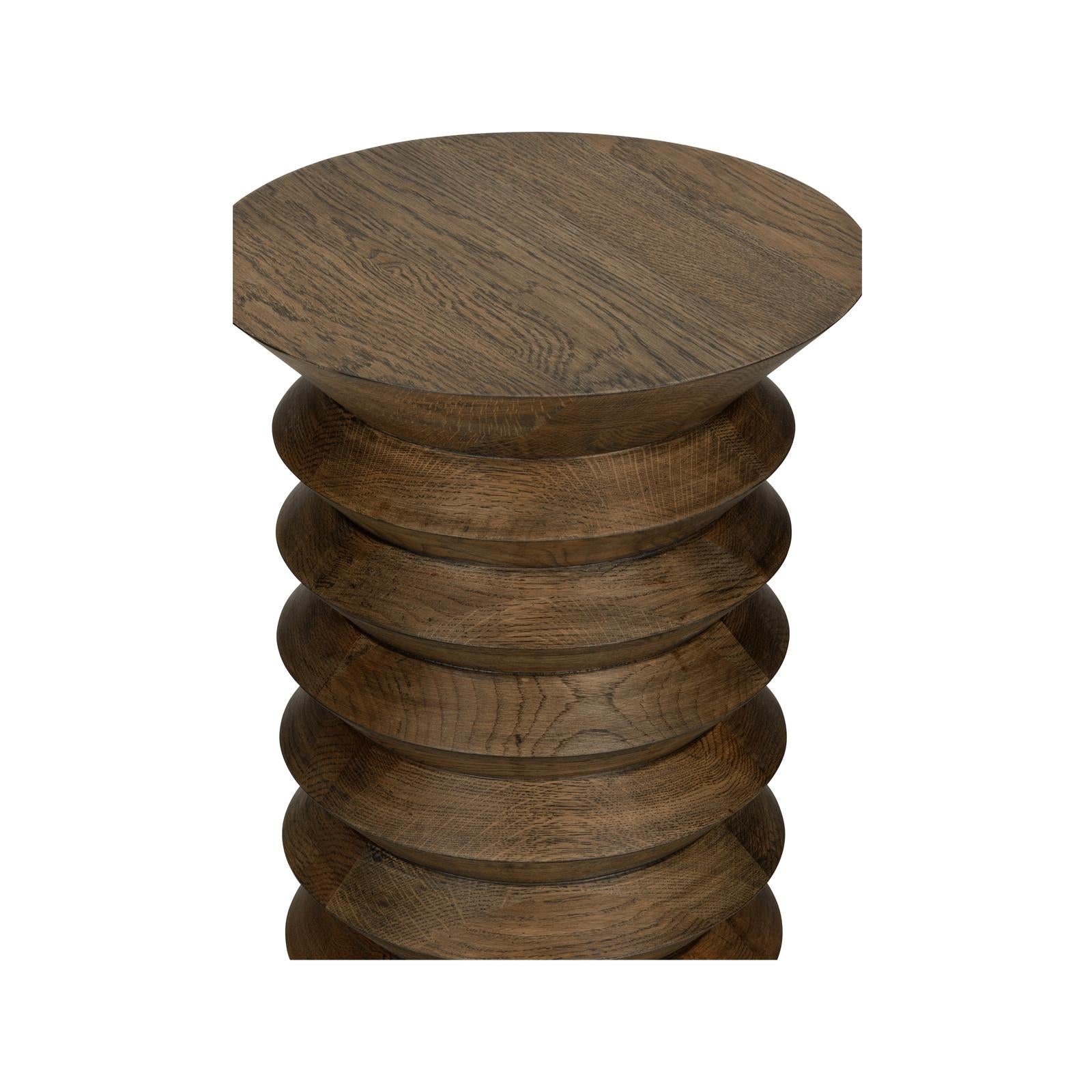 Wildwood Stax Oak Veneer Pedestal