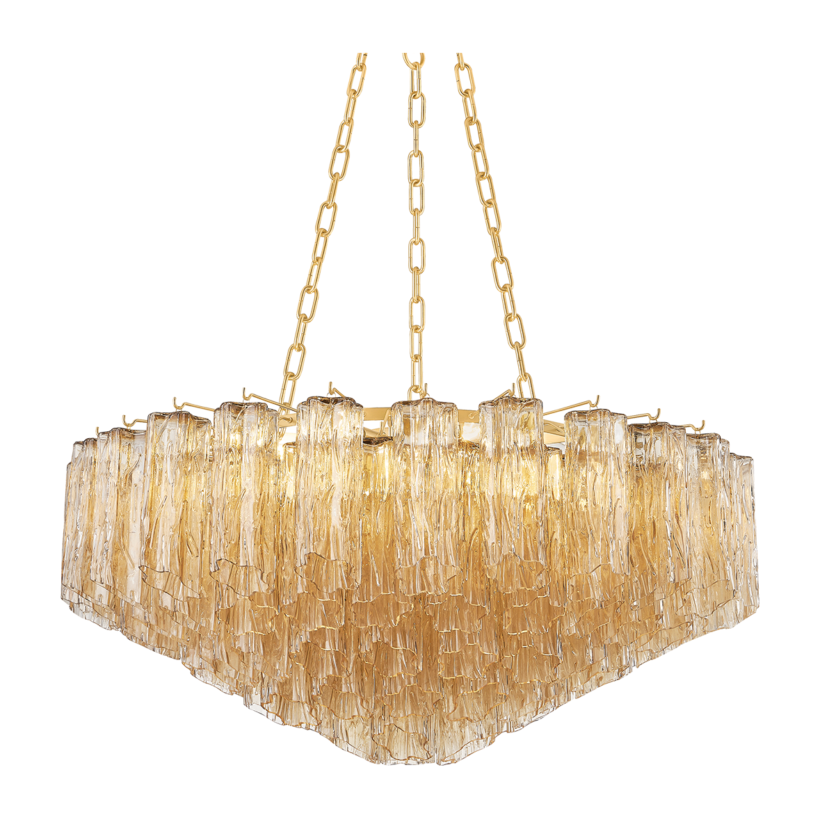 Hudson Valley Lighting Watertown 9 Light 33 inch Aged Brass Chandelier Ceiling Light