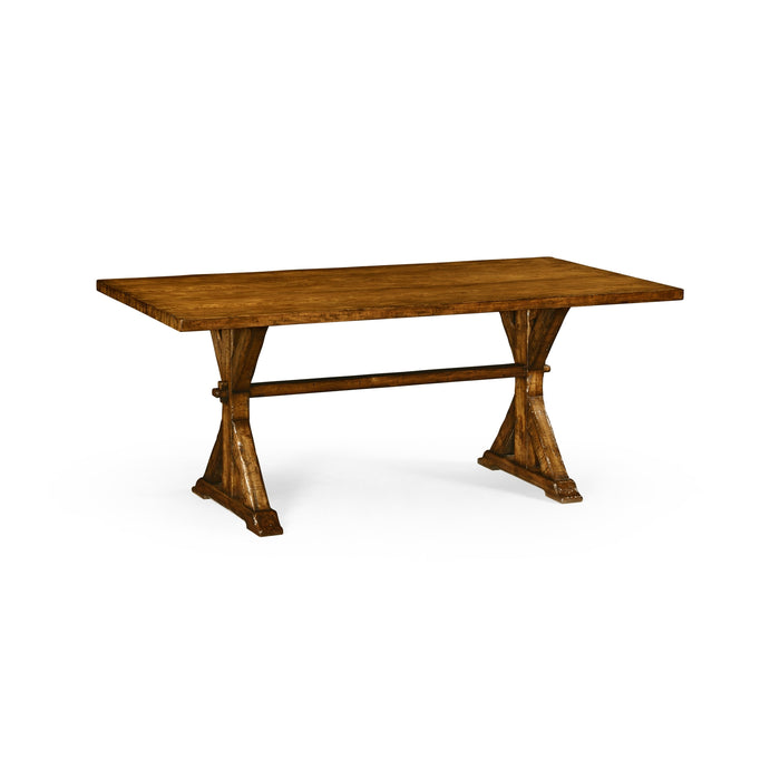 Jonathan Charles Casually Country Solid Wood Dining Table 491060-72L-CFW