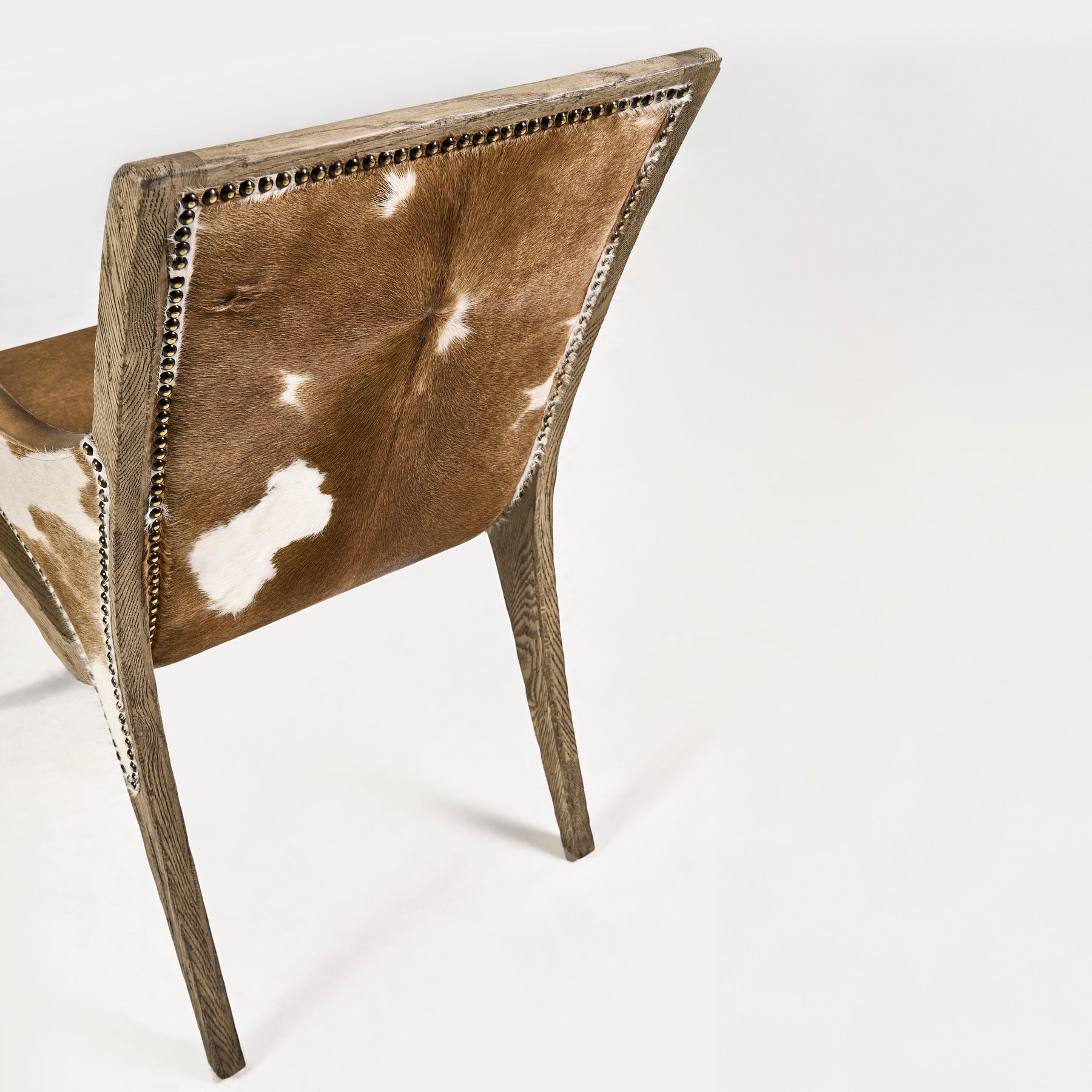 Jonathan Charles Echo Canyon Leather & Hide Arm Chair