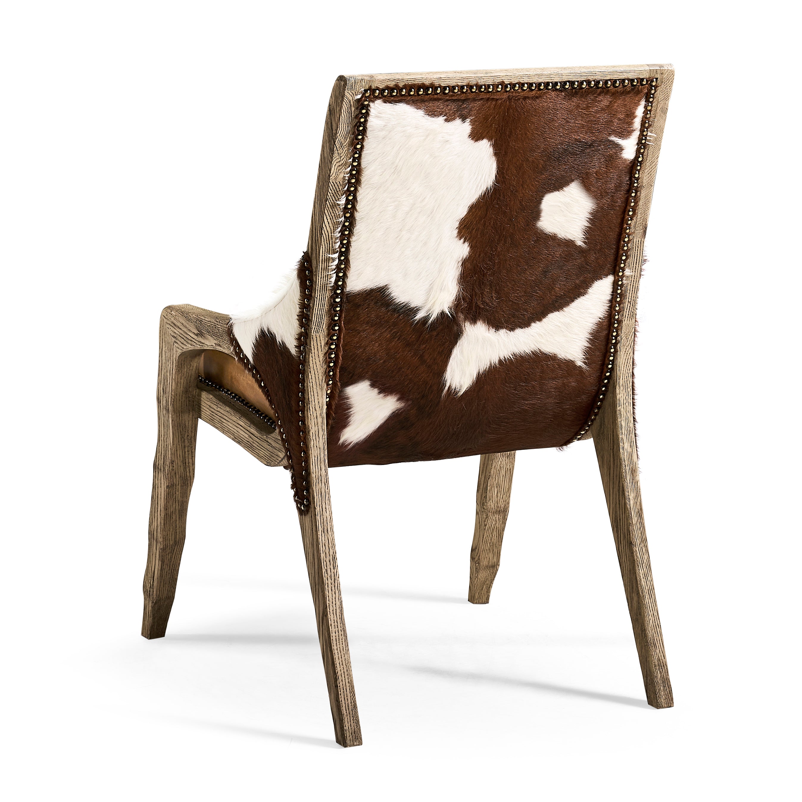 Jonathan Charles Echo Canyon Leather & Hide Side Chair