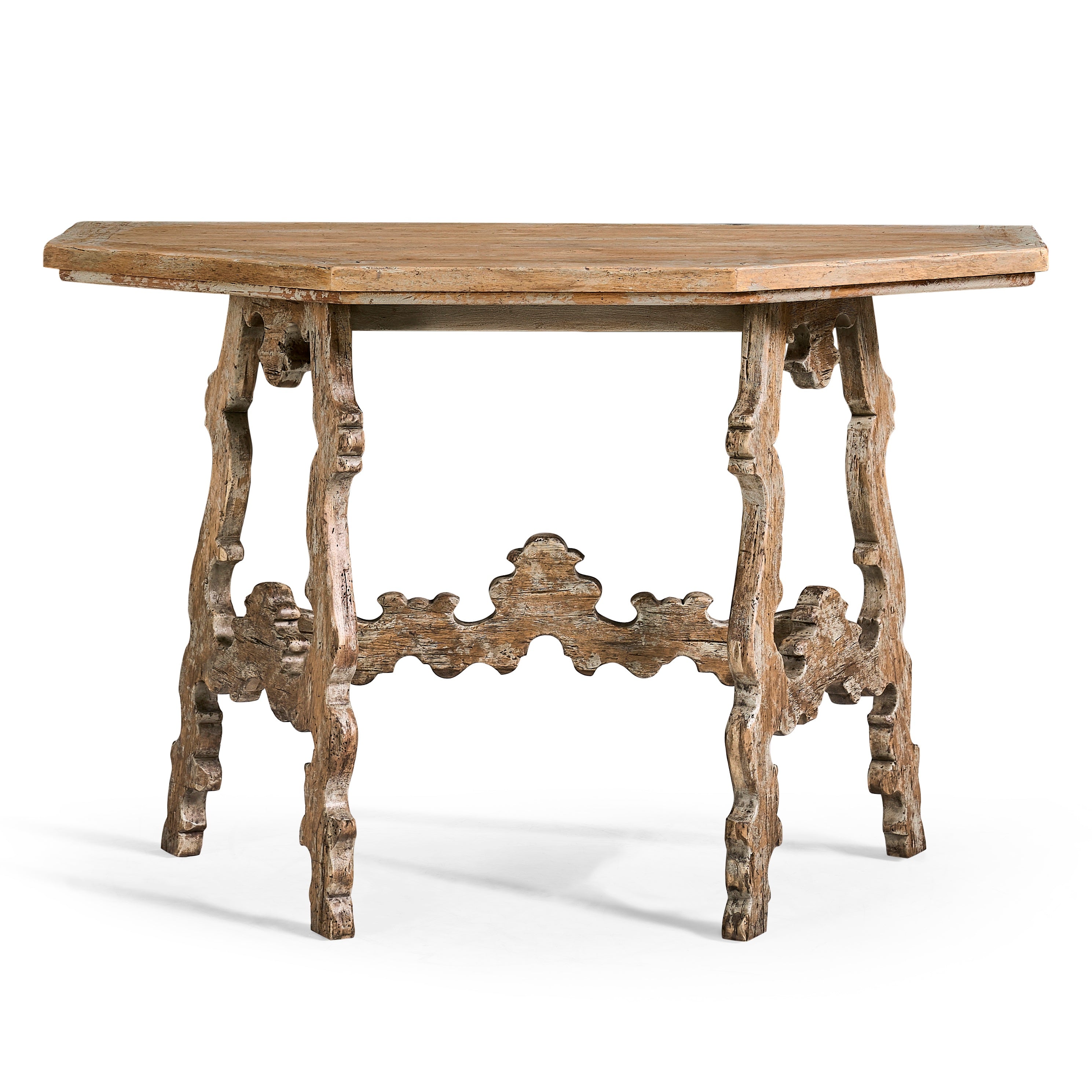 Jonathan Charles Caldera Curved Console Table