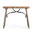 Jonathan Charles Caldera Turned-Leg Console Table