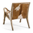 Jonathan Charles Echo Canyon Leather & Hide Occasional Chair