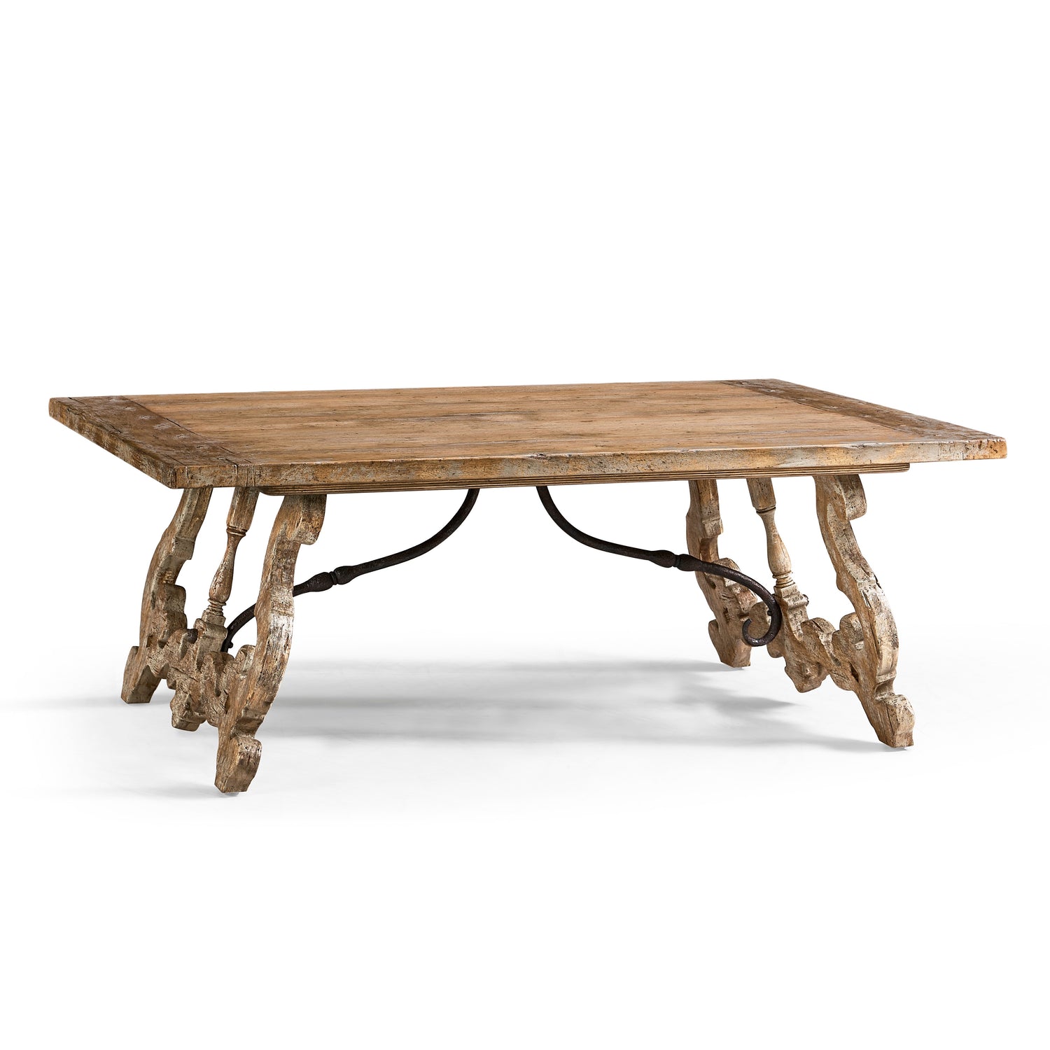 Jonathan Charles Caldera Curved-Base Cocktail Table