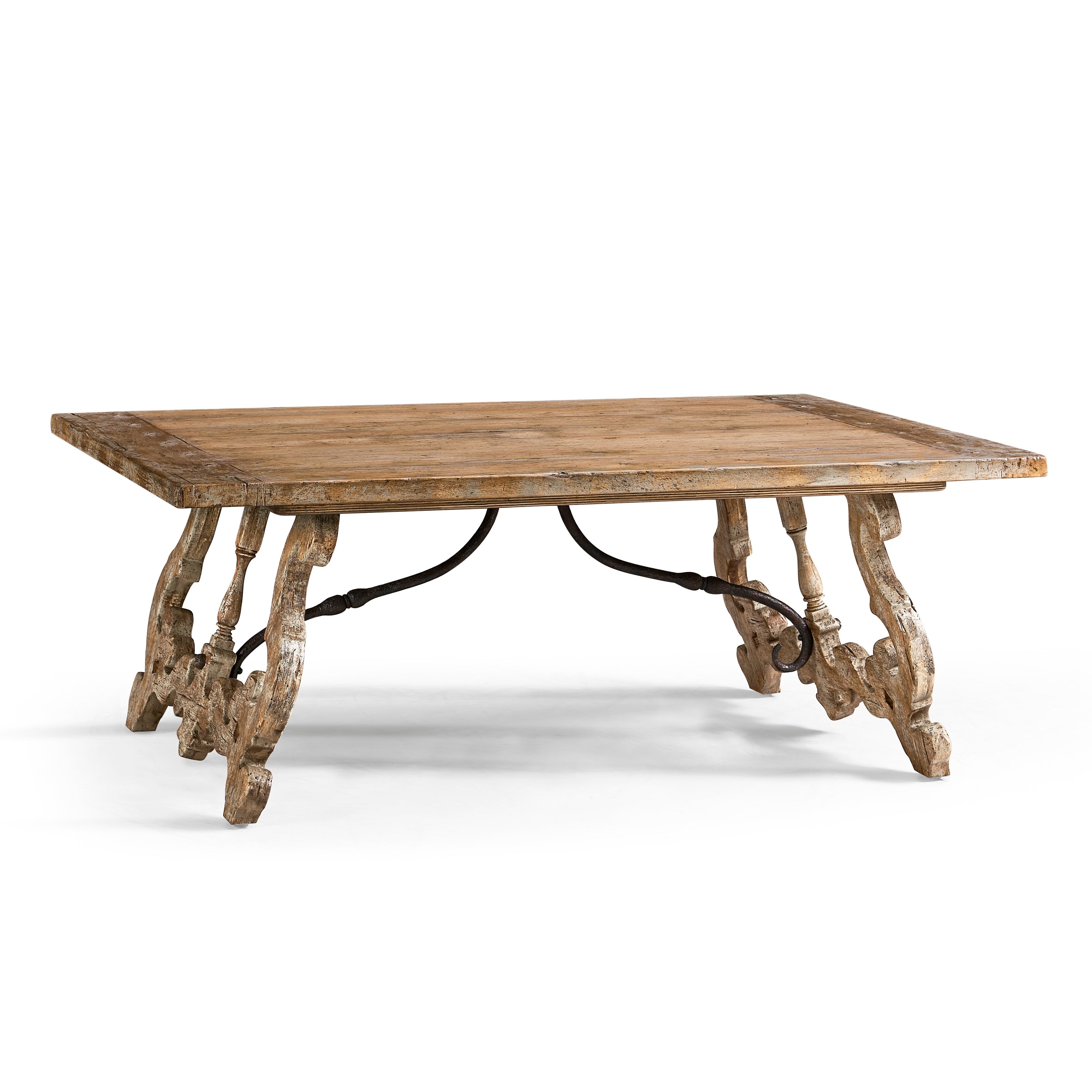 Jonathan Charles Caldera Curved-Base Cocktail Table