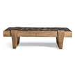 Jonathan Charles Echo Canyon Marble Rectangular Cocktail Table