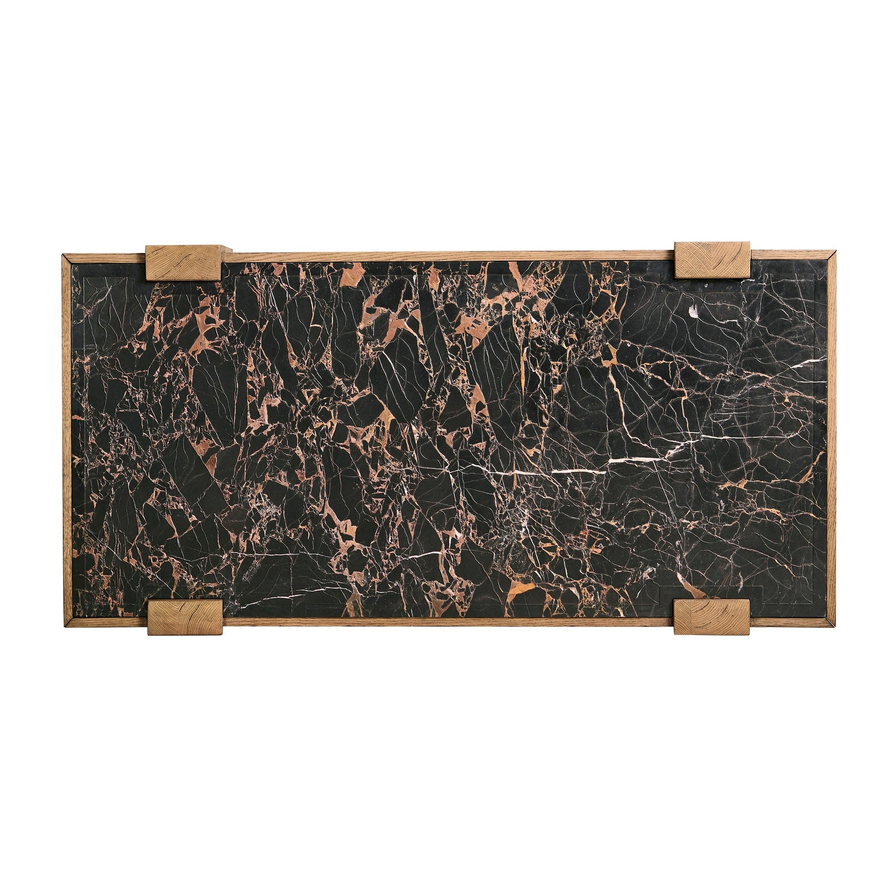 Jonathan Charles Echo Canyon Marble Rectangular Cocktail Table