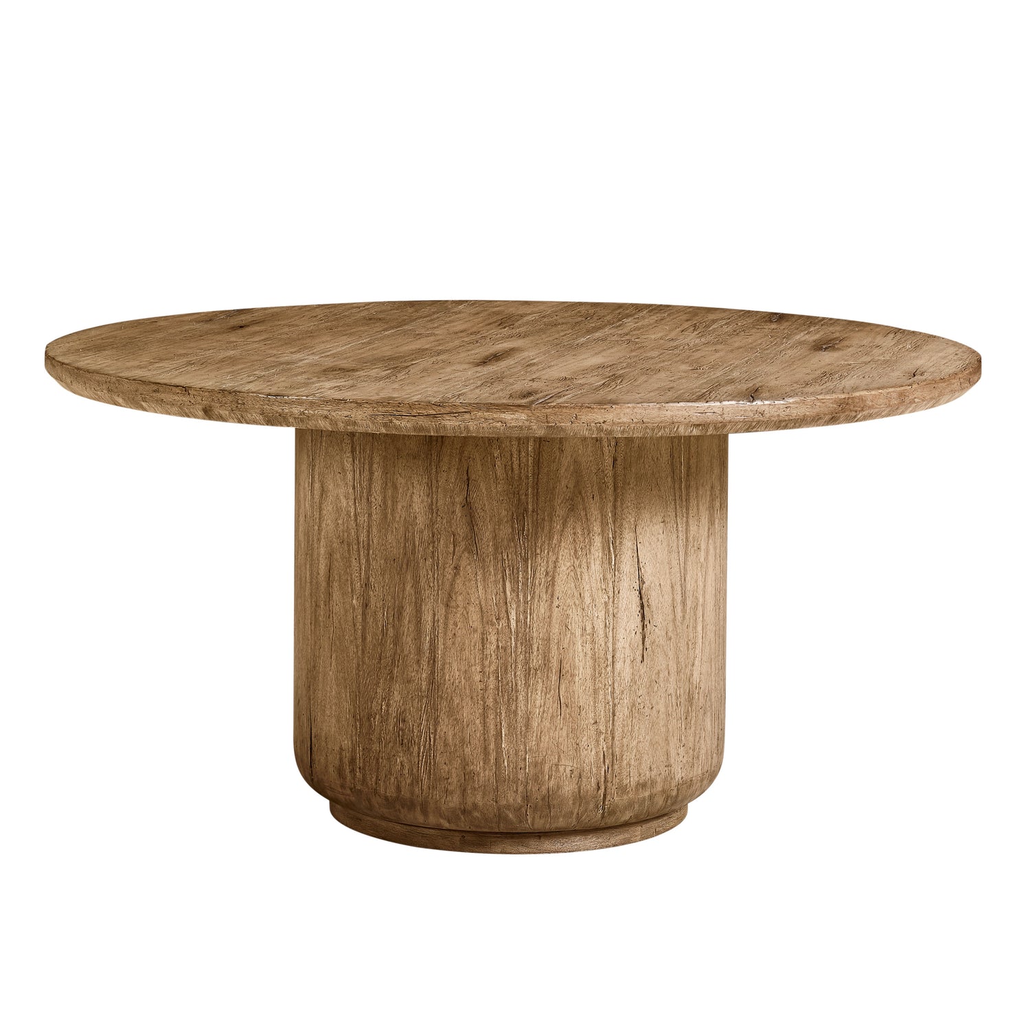 Jonathan Charles Stone Ridge Round Dining Table Light 60"
