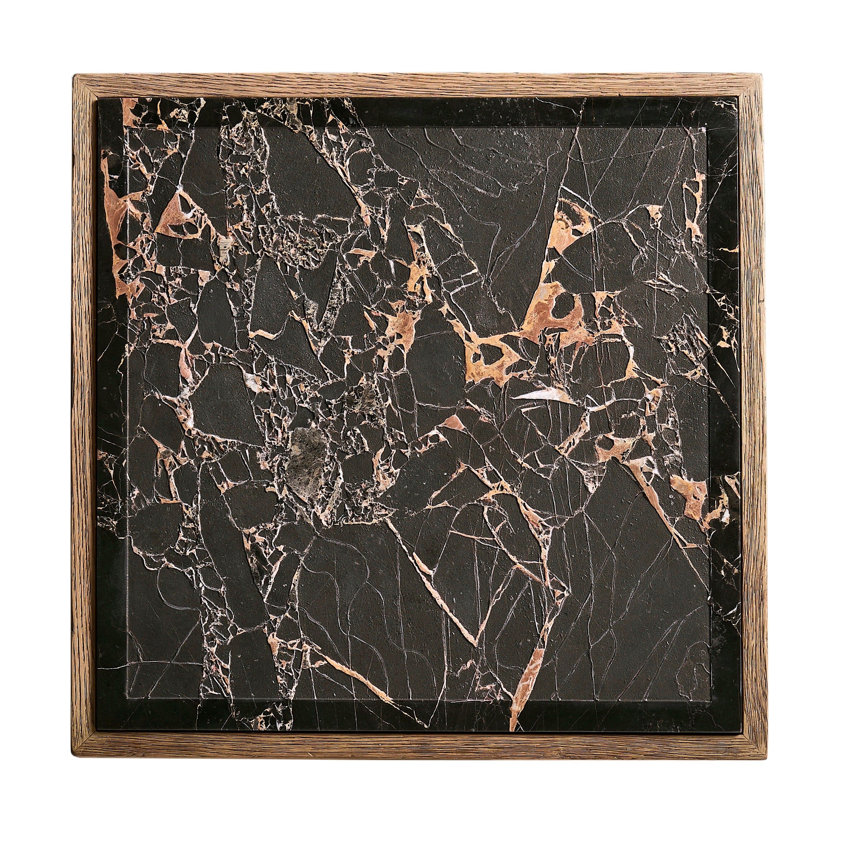 Jonathan Charles Echo Canyon Square Marble Side Table