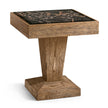 Jonathan Charles Echo Canyon Square Marble Side Table