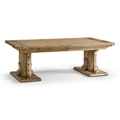 Jonathan Charles Caldera Pedestal-Base Cocktail Table