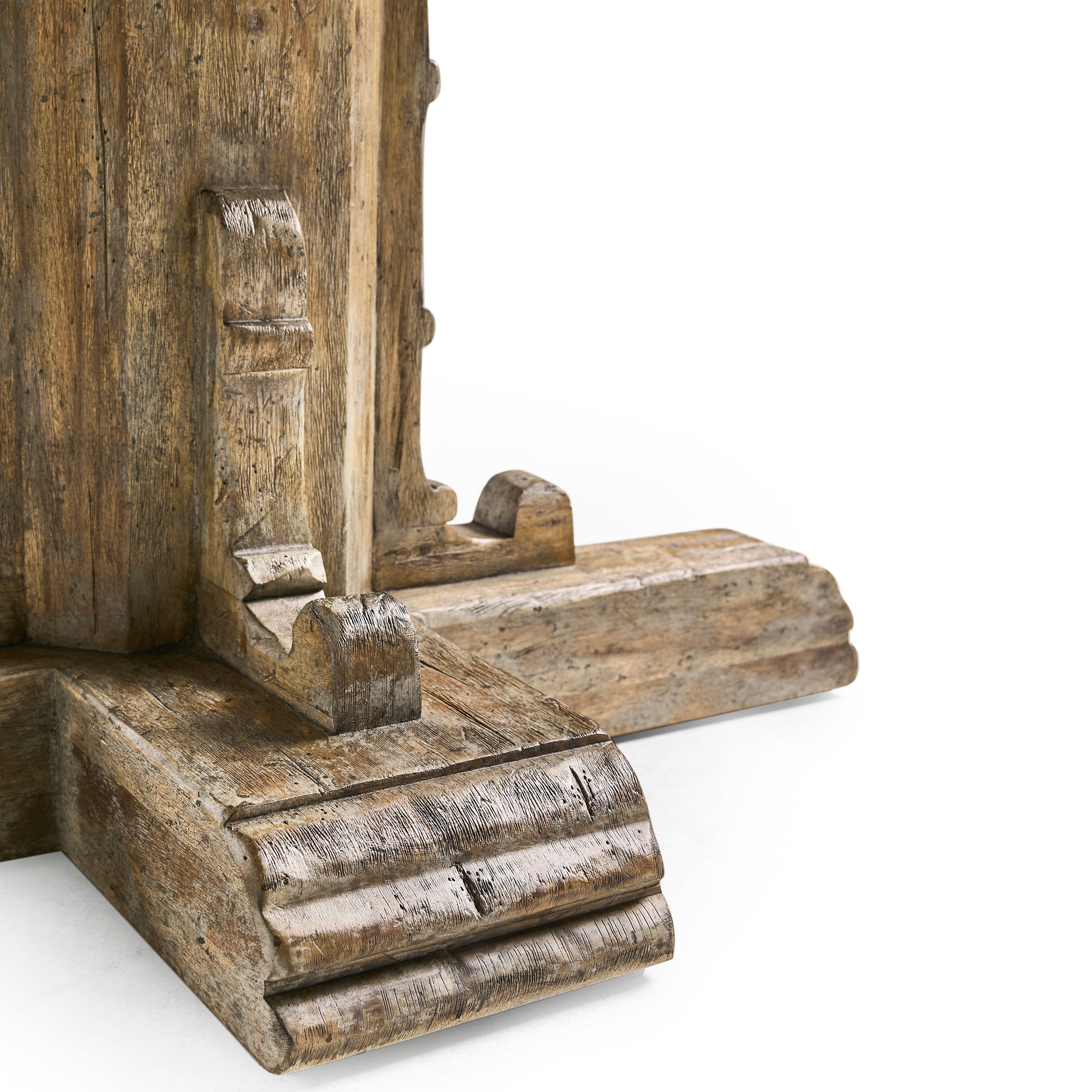 Jonathan Charles Caldera Pedestal-Base Console Table