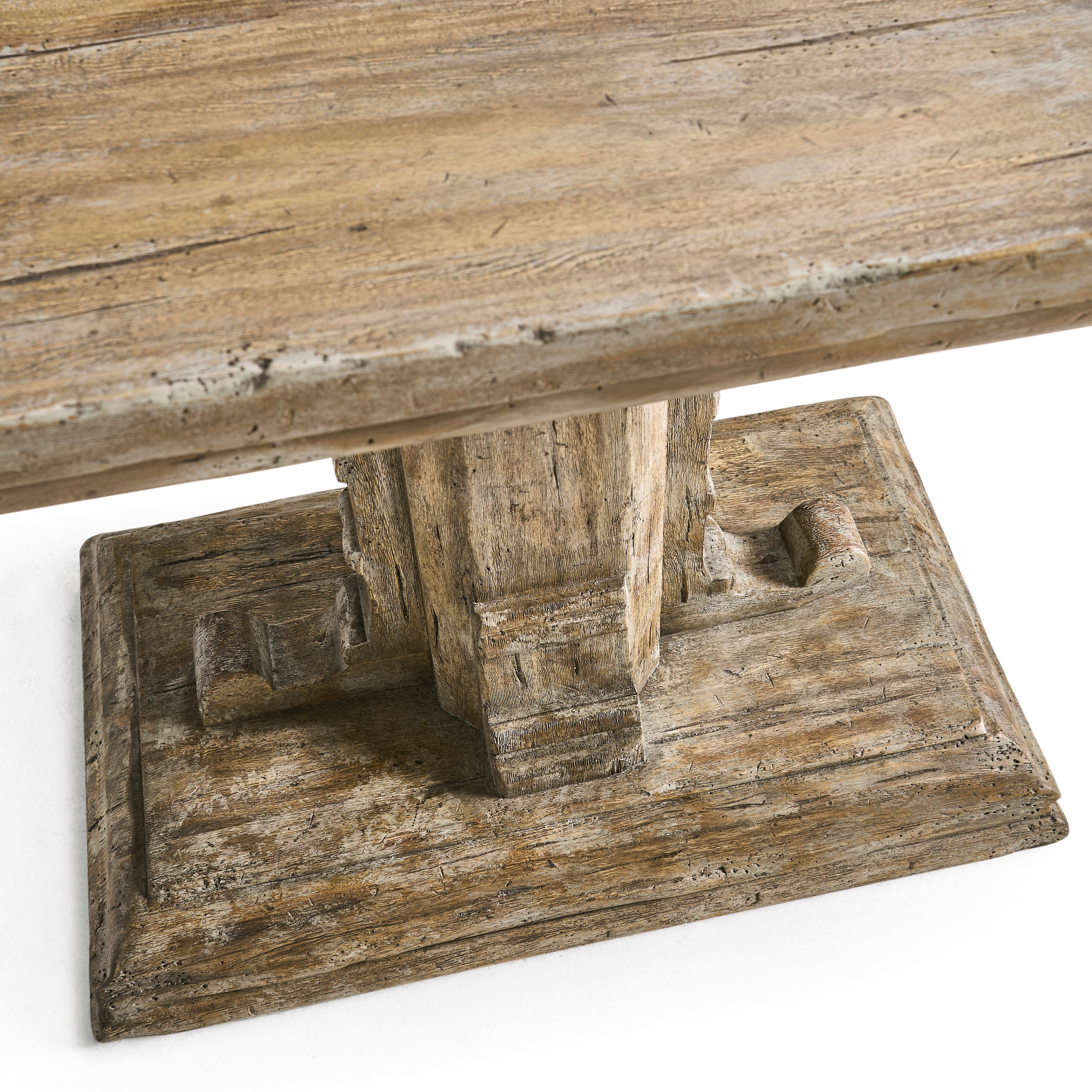 Jonathan Charles Caldera Pedestal-Base Side Table