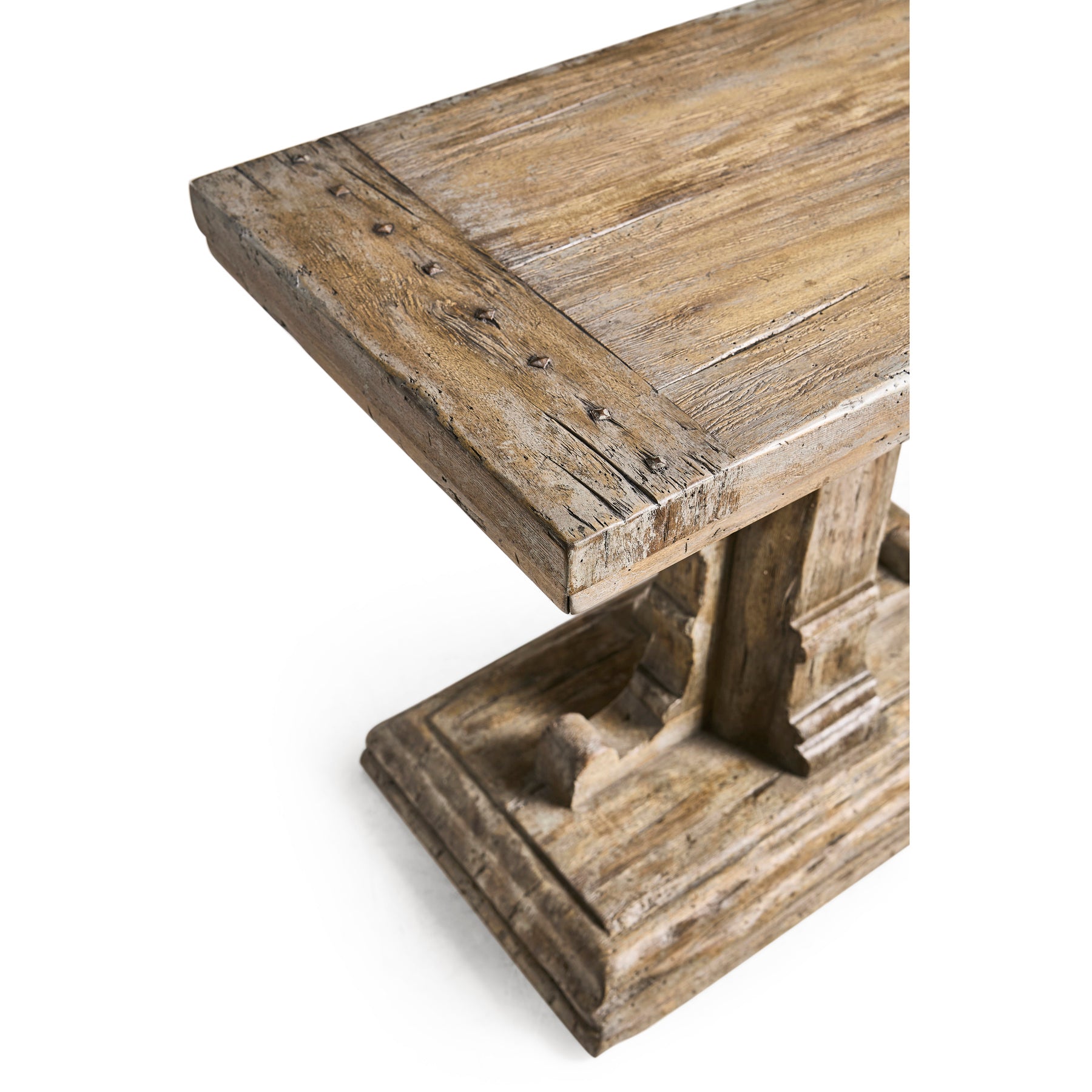 Jonathan Charles Caldera Pedestal-Base Side Table