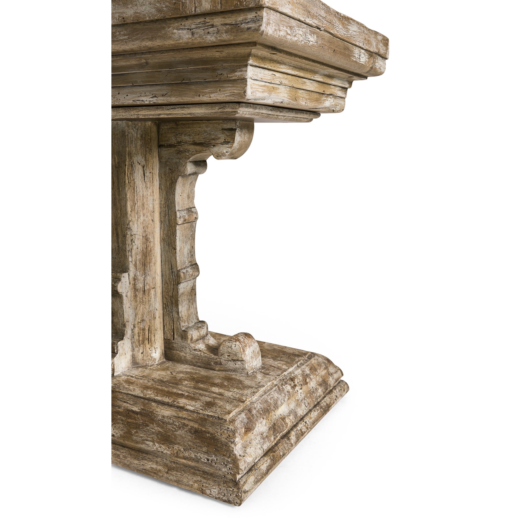 Jonathan Charles Caldera Pedestal-Base Side Table