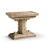 Jonathan Charles Caldera Pedestal-Base Side Table