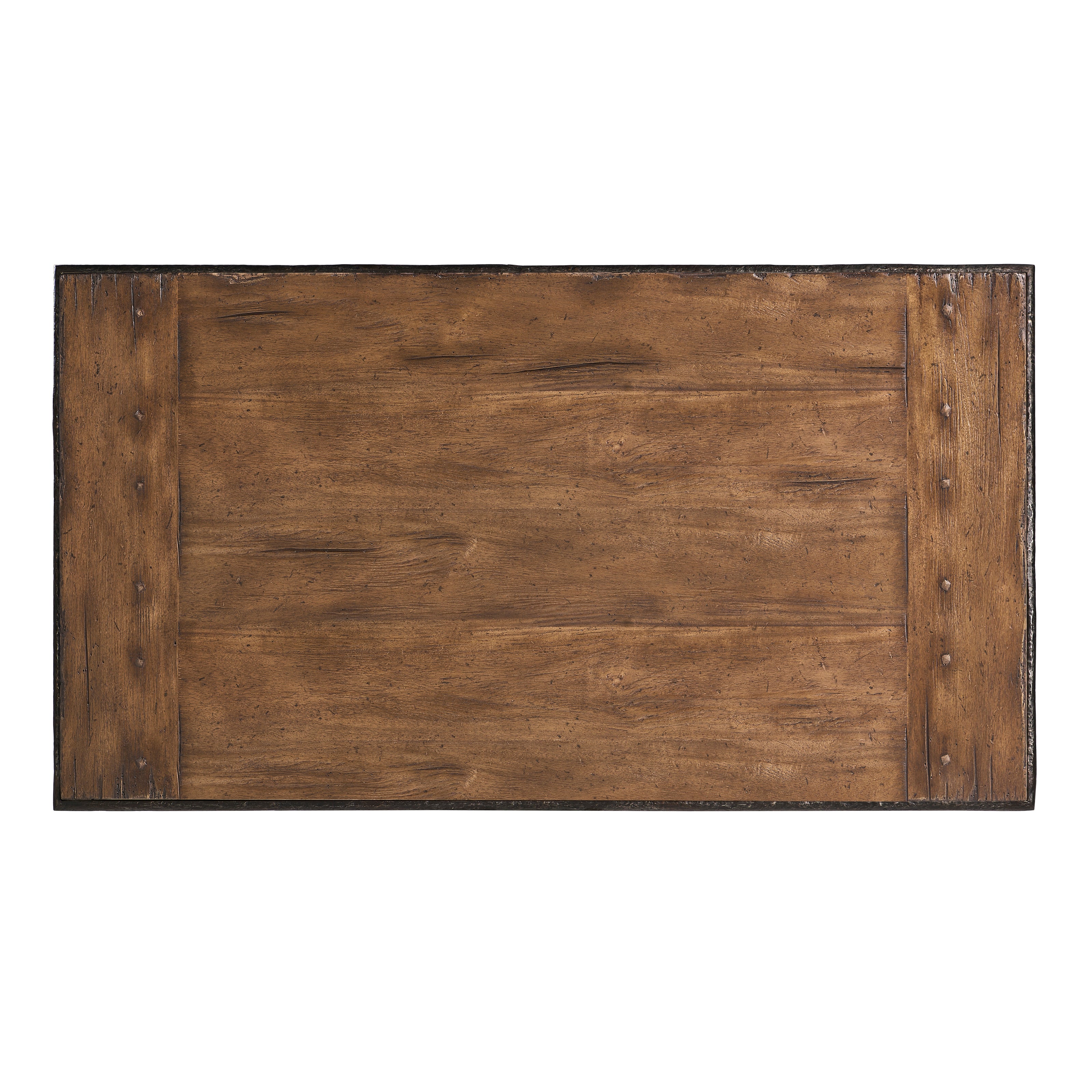 Jonathan Charles Forge Iron Cocktail Table