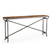 Jonathan Charles Forge Iron Console Table