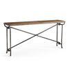 Jonathan Charles Forge Iron Console Table