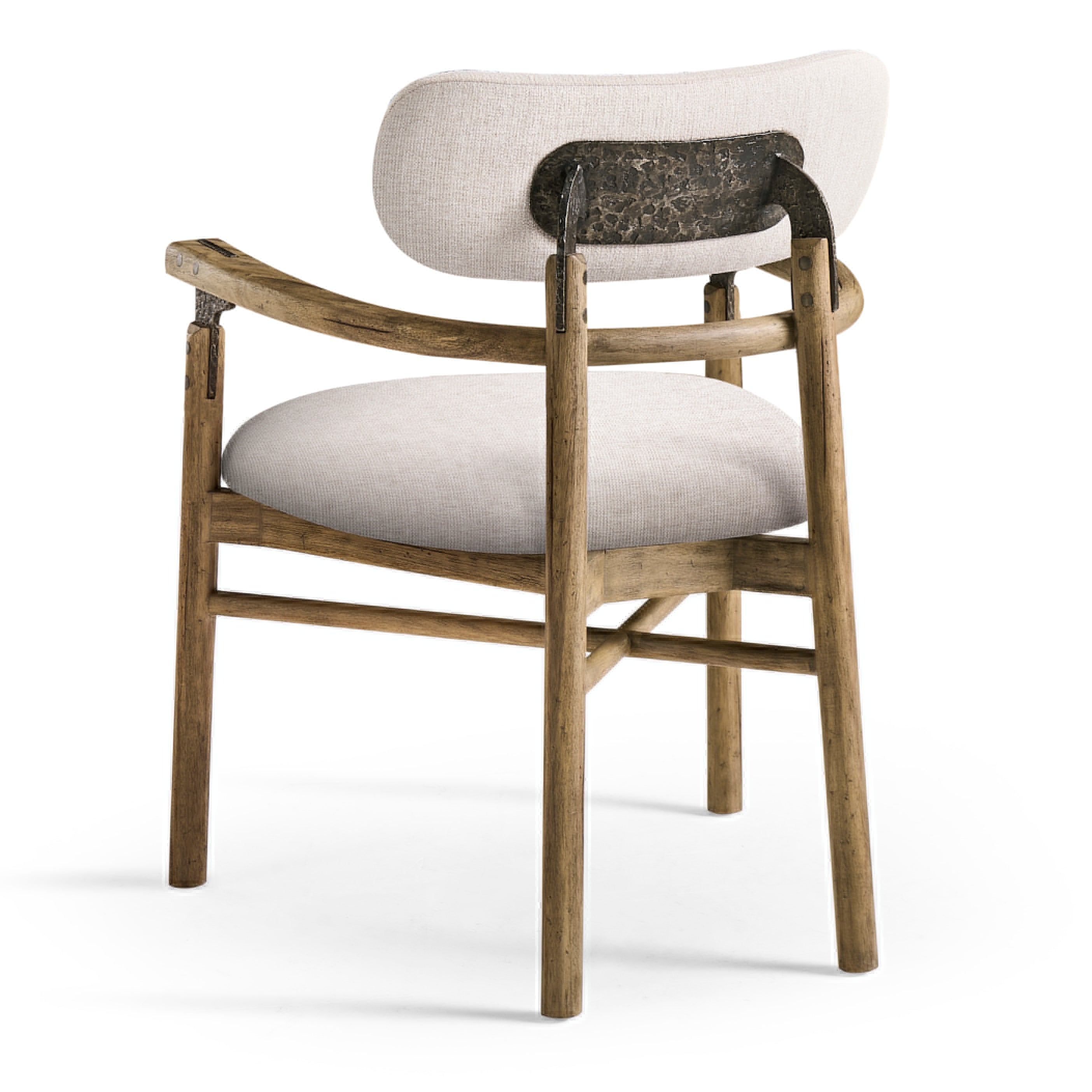 Jonathan Charles Stone Ridge Upholstered Dining Arm Chair