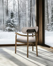 Jonathan Charles Stone Ridge Upholstered Dining Arm Chair